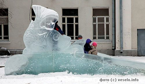 Ледяная скульптура. 2006 год.
